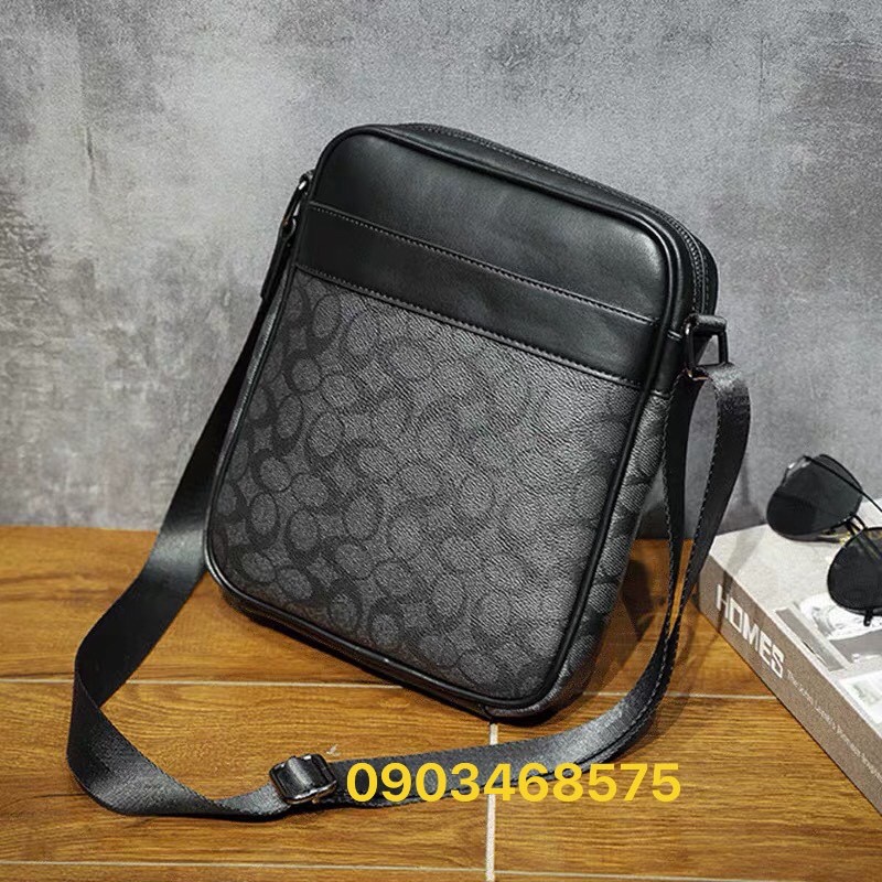 (Có sẵn + full hộp) Túi Da Đeo Chéo Nam Chất Lượng Cao Cấp Siêu Cá Tính Siêu Đẹp 30222