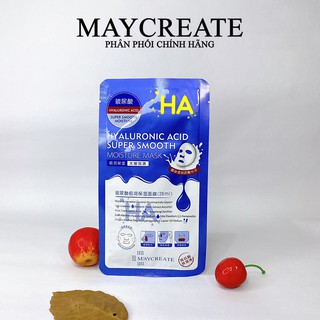 Mặt Nạ HA Dưỡng Ẩm, ngừa mụn, chống lão hóa, Trắng Da Maycreate Mask Ha
