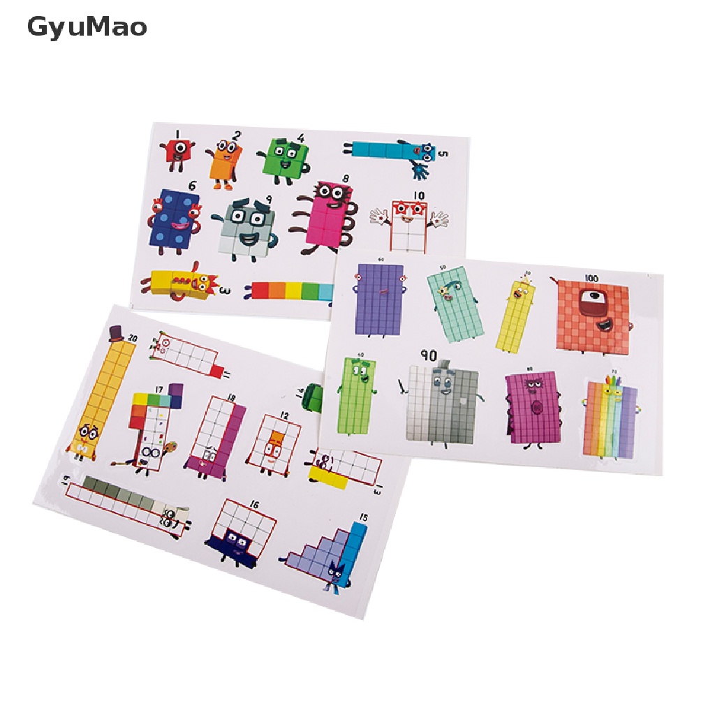 Nhãn dán hình khối đồ chơi Graffiti xe đạp/ ván trượt HDY