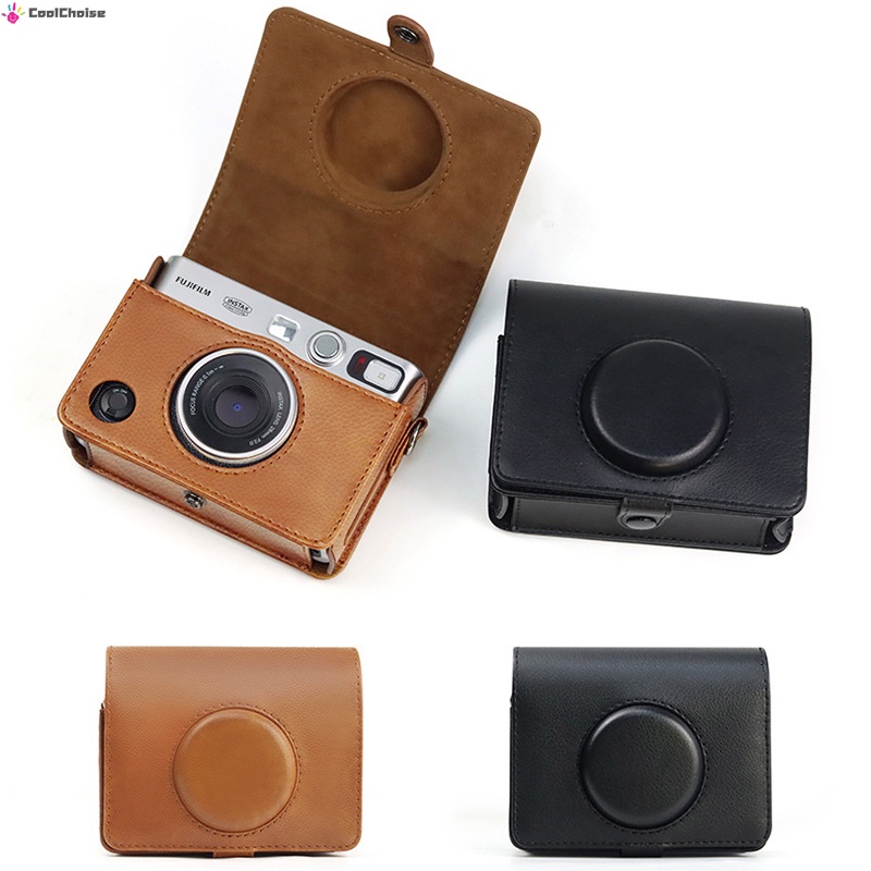 Túi Da PU Đựng Máy Ảnh Instax Mini EVO Tiện Dụng