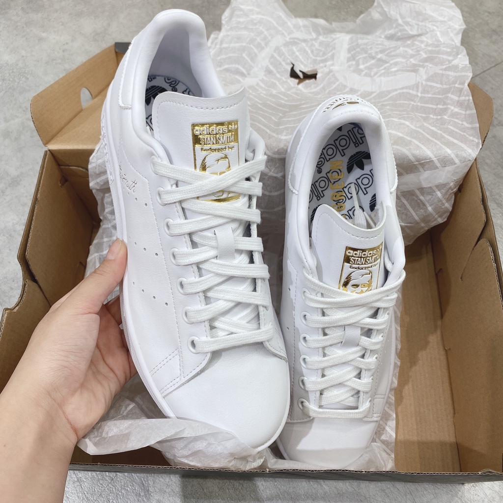 Giày thể thao Sneaker Adidas Stan Smith - màu Trắng Gold