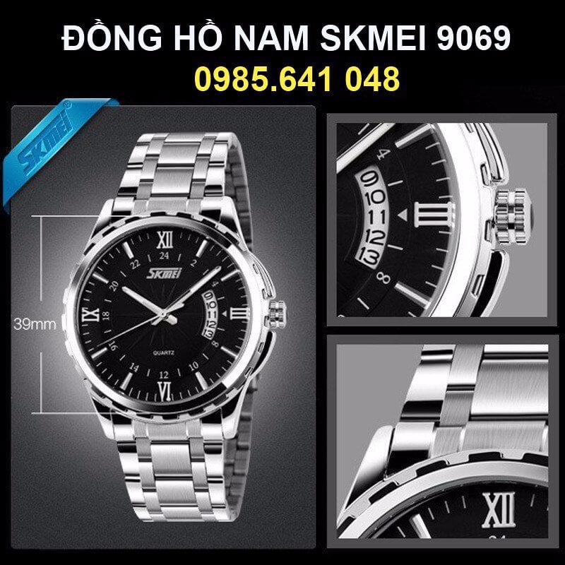 ĐỒNG HỒ CHÍNH HÃNG SKMEI 9069 NAM