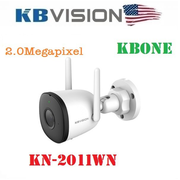 [Mã ELHAMS5 giảm 6% đơn 300K] Camera IP hồng ngoại không dây 2.0 Megapixel KBVISION KBONE KN-2011WN