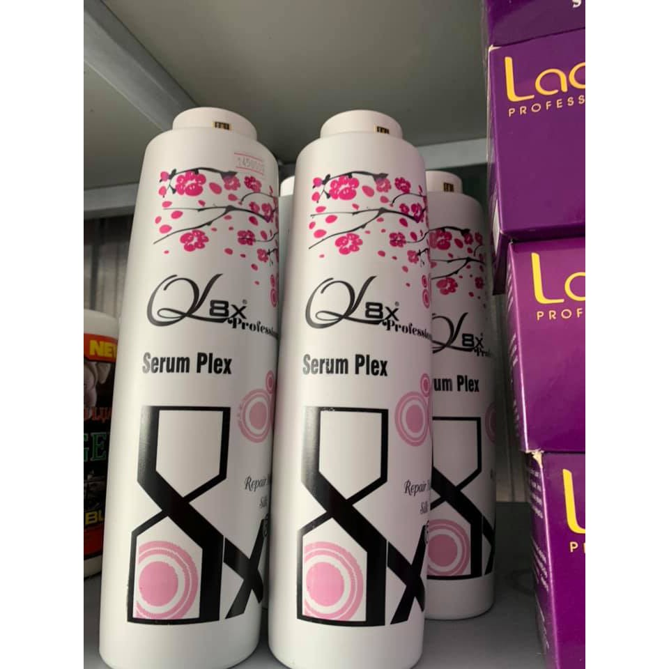 Phủ lụa Collagen QL8X hoa anh đào 1000ml phục hồi tóc cao cấp chính hãng