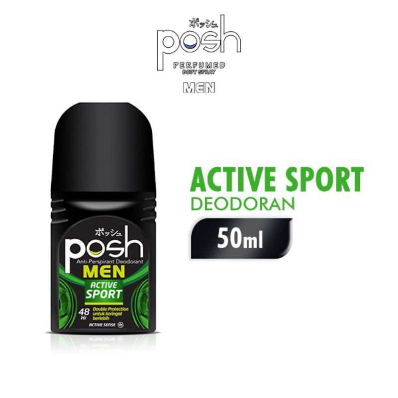 Posh Men Deo Roll Active 50ml