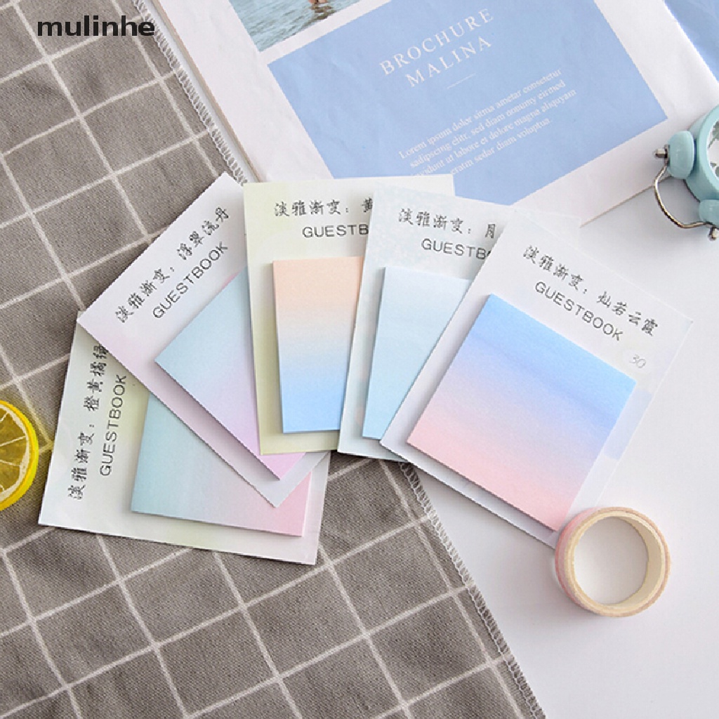 Mulinhe 1 Sổ Ghi Chú Giấy Ghi Chú Màu Tốt Nghiệp Dễ Thương vn