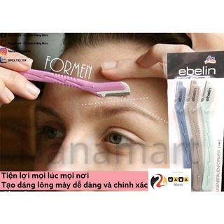 Set 3 Dao cạo lông mày Ebelin của Đức