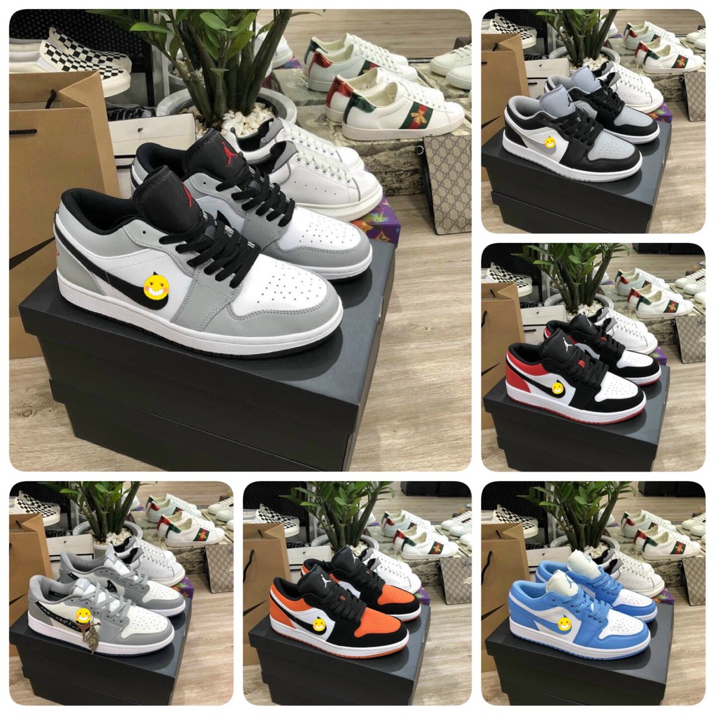 [FULL.BOX] Giày Sneaker, Giày Thể Thao JD Cổ Thấp 6 Màu Hot Nam Nữ