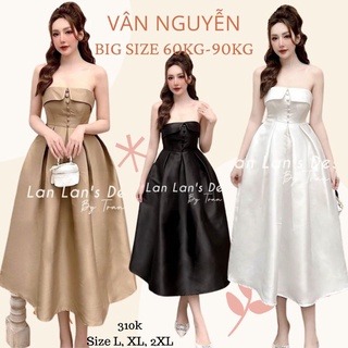 Đầm xòe big size cúp ngực siêu đẹp từ 60kg-90kg