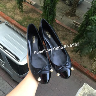 Giày Michael Kors Gia ballet Black