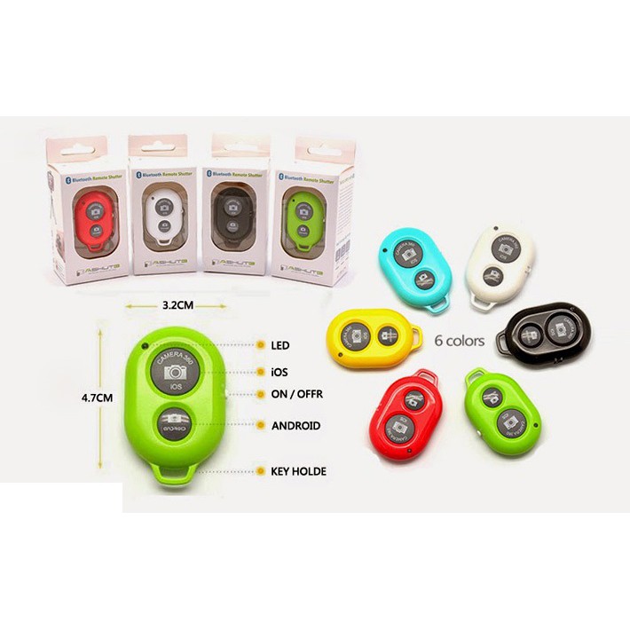 REMOTE CHỤP ẢNH BLUETOOTH FREESHIP remote chụp ảnh từ xa tiện lợi
