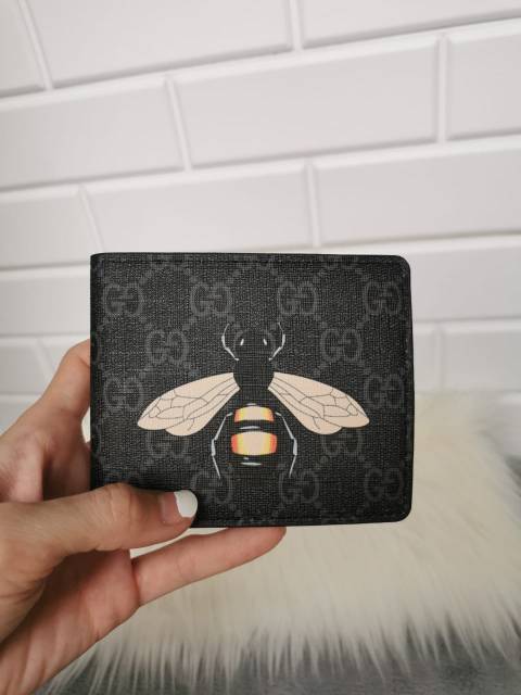 Ví Gập Gucci Họa Tiết Dập Nổi Thời Trang Cho Nam