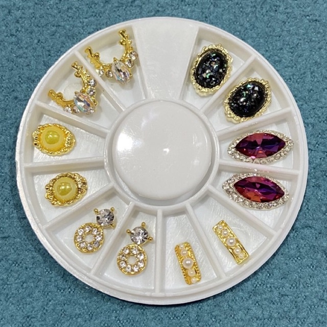 Sét cham đá mix sẵn dùng trang trí móng tay nail