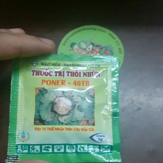 Thuốc trừ bệnh trị thối nhũn poner- 40tb trên bắp cải, streptomycin