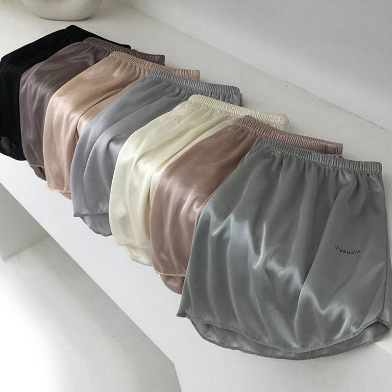 Quần Short Thể Thao Bằng Lụa Satin Mỏng Phong Cách Mùa Hè Dành Cho Nữ