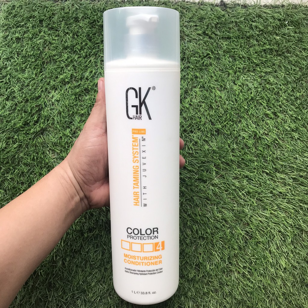 Dầu gội xả dưỡng ẩm, làm mượt màu Moisturizing Color GK Hair 1000mlx2