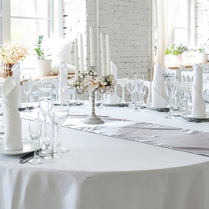 Set 12 Khăn Ăn Bằng Polyester Mềm Mại Có Thể Giặt Và Tái Sử Dụng Cho Nhà Hàng / Khách Sạn / Tiệc Cưới