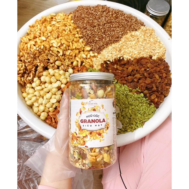 Ngũ cốc Granola Thiên Mộc Trang ( Hũ 500-570gram)