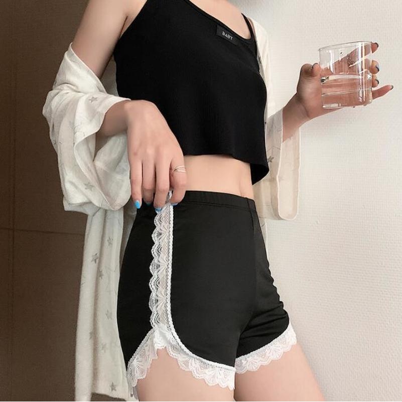 Quần short bảo hộ AIJOLEN làm từ vải lụa lạnh thoáng khí thời trang mùa hè an toàn cho nữ