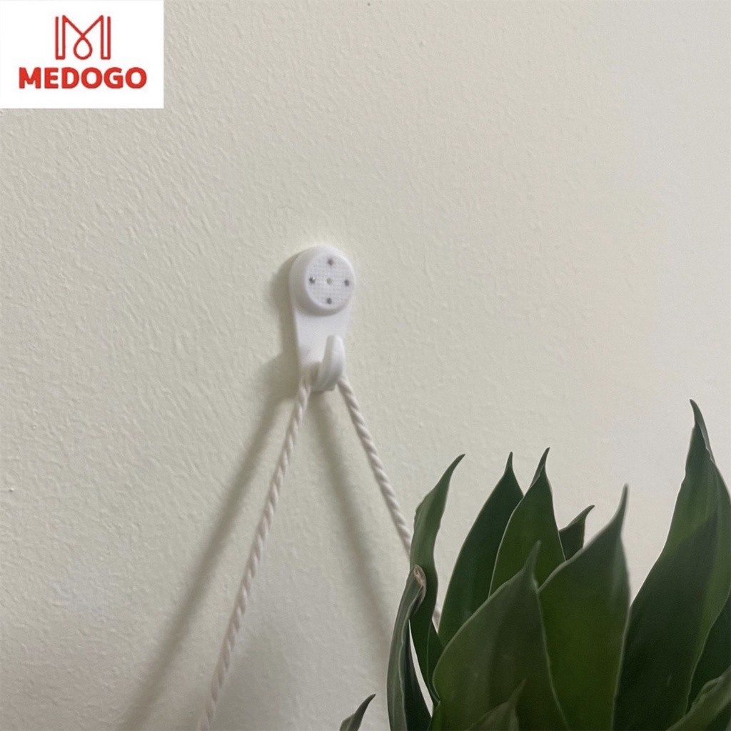 Móc treo 4 chân treo tường treo khung ảnh, giỏ hoa, đồ dùng không cần khoan tường MEDOGO