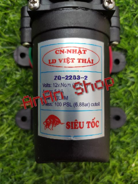 Máy bơm mini 12v cực rẻ dùng tưới cây, tăng áp, phun sương ...