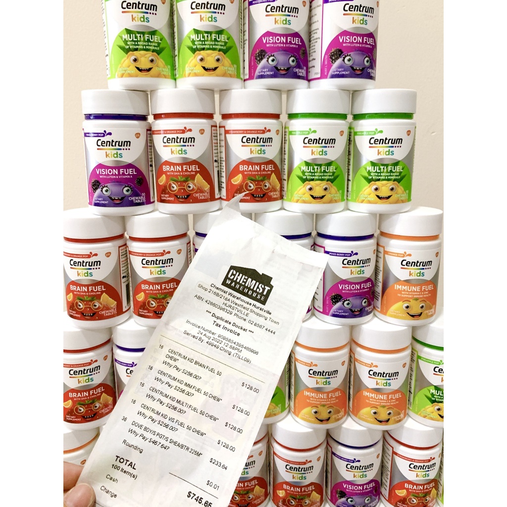Centrum kid Fuel - dành cho trẻ từ 4 - 12 tuổi