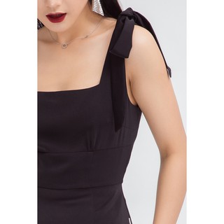 Đầm 2 dây thắt nơ - 20Again - DDA0070