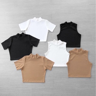 (có bán sỉ,ảnh thật,hoả tốc)🍊ÁO_CROPTOP_BA_LỔ_CỔ_LỌ🥑