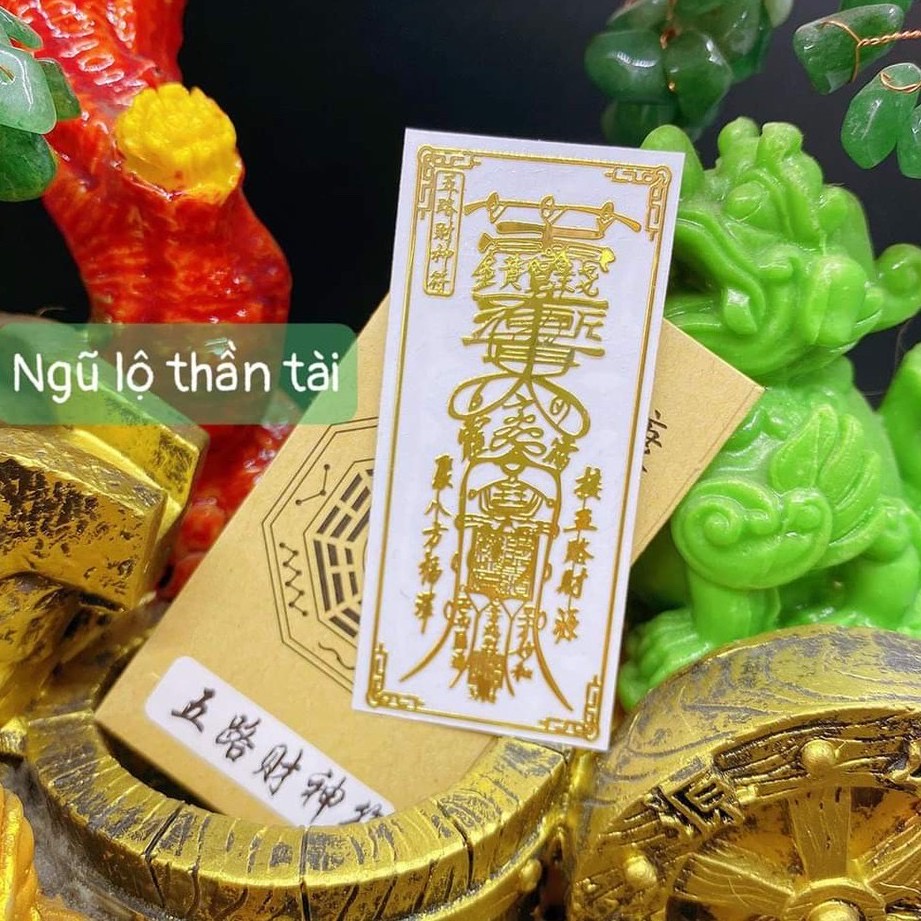 Miếng dán lưng điện thoại tài lộc, may mắn, dán lung linh phù hợp dán điện thoại, đồ dùng, trang trí