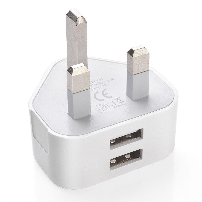 Đầu sạc USB đa năng chuẩn cắm UK tiện lợi khi đi du lịch 5V2 1A