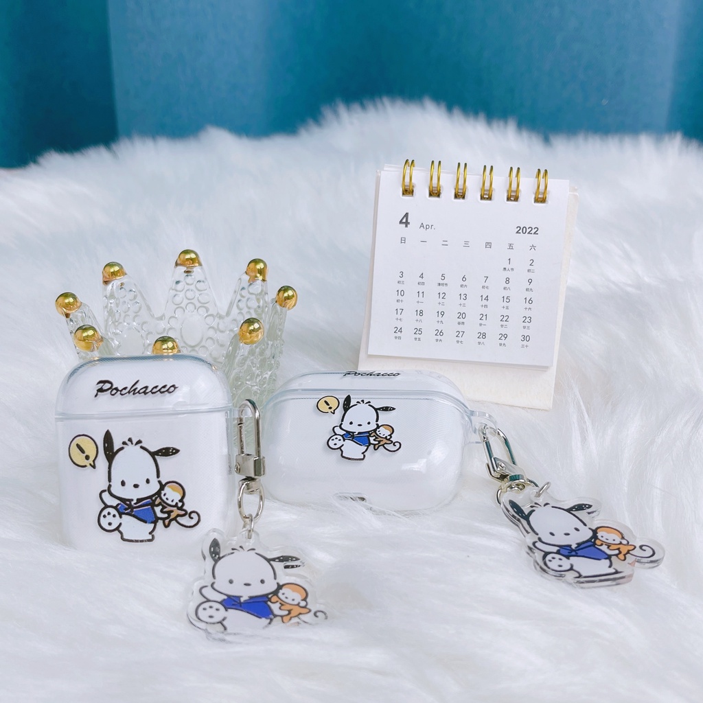 Vỏ Bảo Vệ Hộp Sạc Tai Nghe AirPods 1/2/3/Pro 2021 inPods i12 Kết Nối Bluetooth Bằng TPU Mềm Trong Suốt Hình Động Vật Sáng Tạo