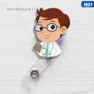 1 Dây Đeo Thẻ Tên Có Thể Thu Gọn Tiện Dụng Dễ Thương