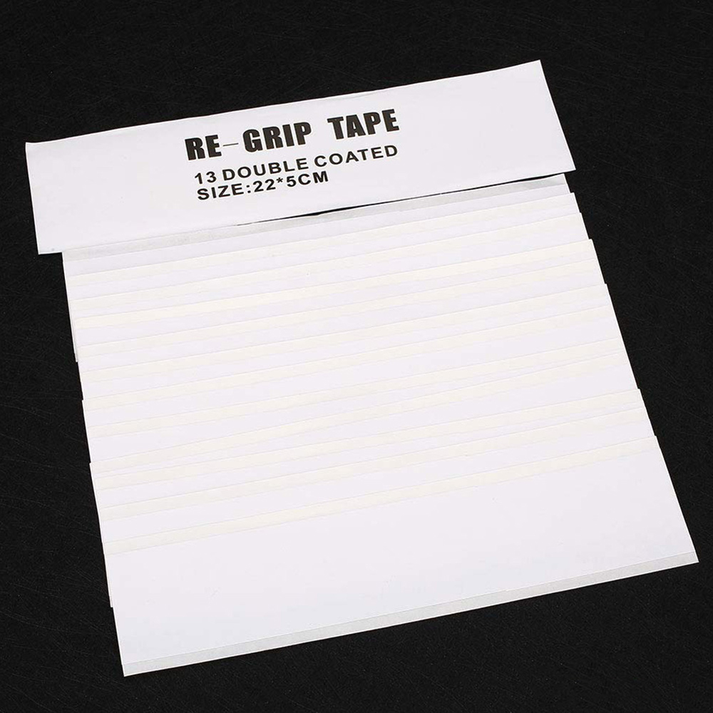 LANFY Multifunction Golf Grip Tape DIY Strong Adhesive Double Sided Removable 13pcs Durable Club Grips Golf Putter Grip Accessories White