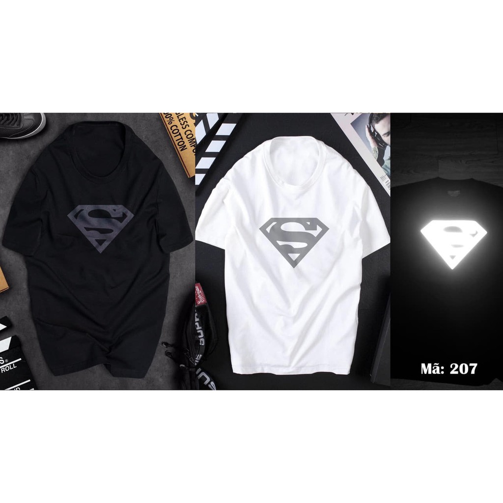 [COMBO MUA 1 ÁO TẶNG 1 MŨ TRƠN LƯỚI THỜI TRANG ] Áo phông Super.man chất liệu cotton , áo phông Unisex thời trang
