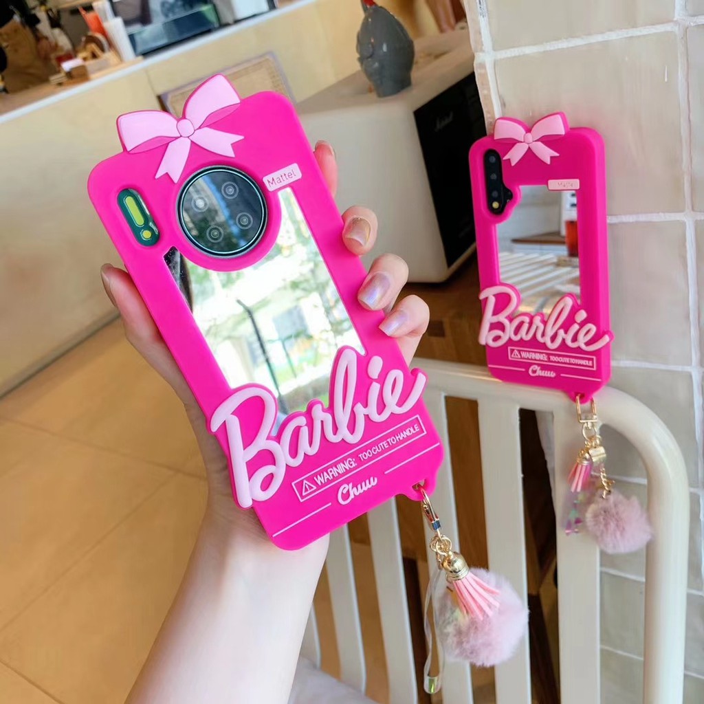 Ốp Điện Thoại Silicon Hình Công Chúa Barbie Gắn Nơ Xinh Xắn Cho Iphone 11pro