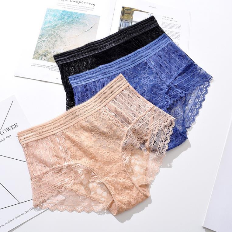 Quần lót nữ Pink Magic ren cạp cao big size