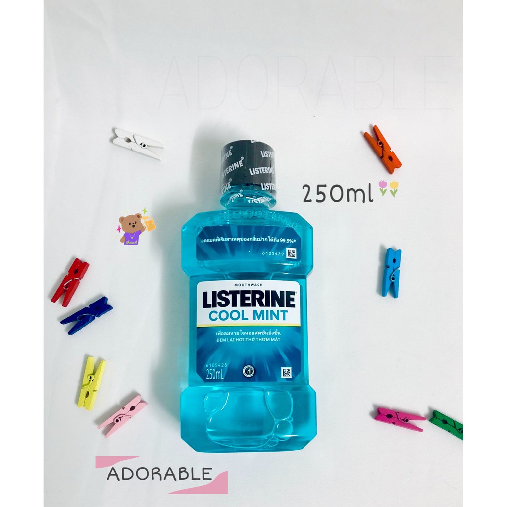 Combo 2 Chai nước súc miệng Listerine Thái Lan