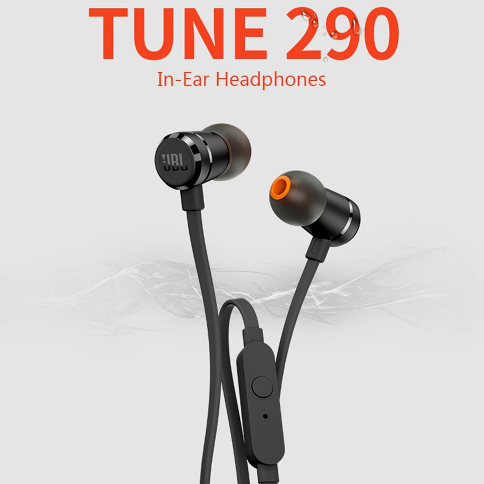 JBL T290 In-ear Gaming Sports Music Earphones Wired Stereo Earphones