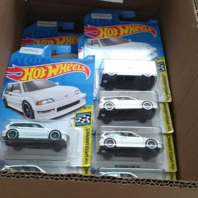 HOT WHEELS Mô Hình Đồ Chơi Xe Hơi Civic Diorder Segera Thẻ