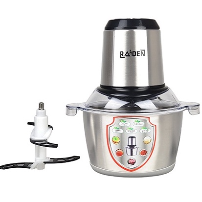 Máy xay thịt Raiden RD-202 cối inox 304 dung tích 1.8L công suất 350W - Hàng chính hãng BH 12 tháng