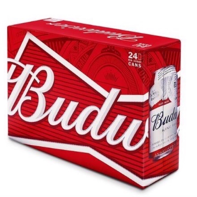 Thùng 24 lon bia Budweiser 330ml săn sale