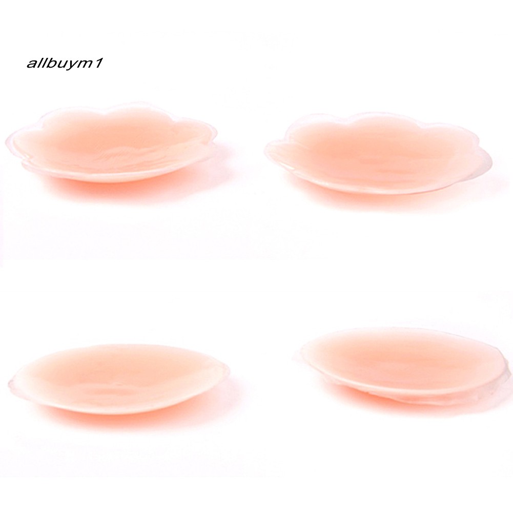 Set 2 Miếng Dán Ngực Silicon Hình Tròn