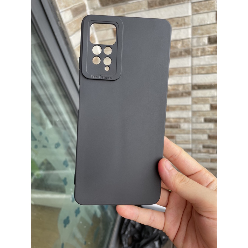 Ốp lưng dẻo màu cho Xiaomi Redmi Note 11, Note 11S 4G, Note 11 Pro - màu đen ( Pro Camera)