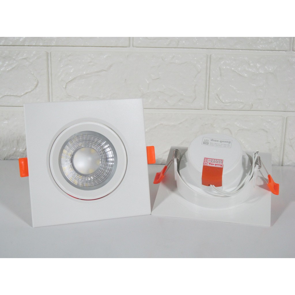 Đèn LED âm trần Led downlight Điện Quang LRD11 7W/9W (Mặt Vuông)