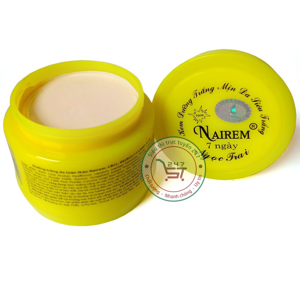 Kem dưỡng trắng da toàn thân Nairem 150g (Vàng) giá rẻ