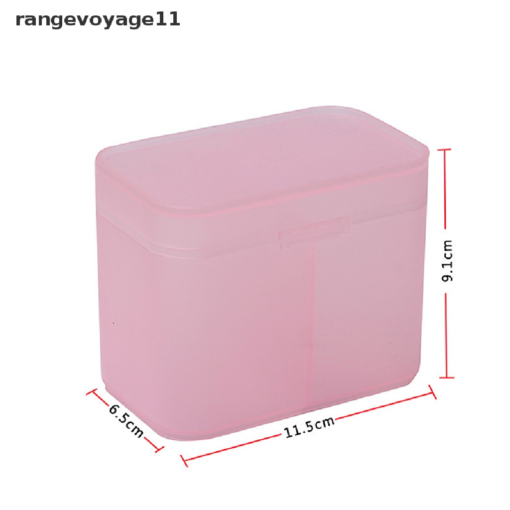 Hộp Đựng Bông Tẩy Trang / Bông Tẩy Trang Hai Ngăn Tiện Dụng