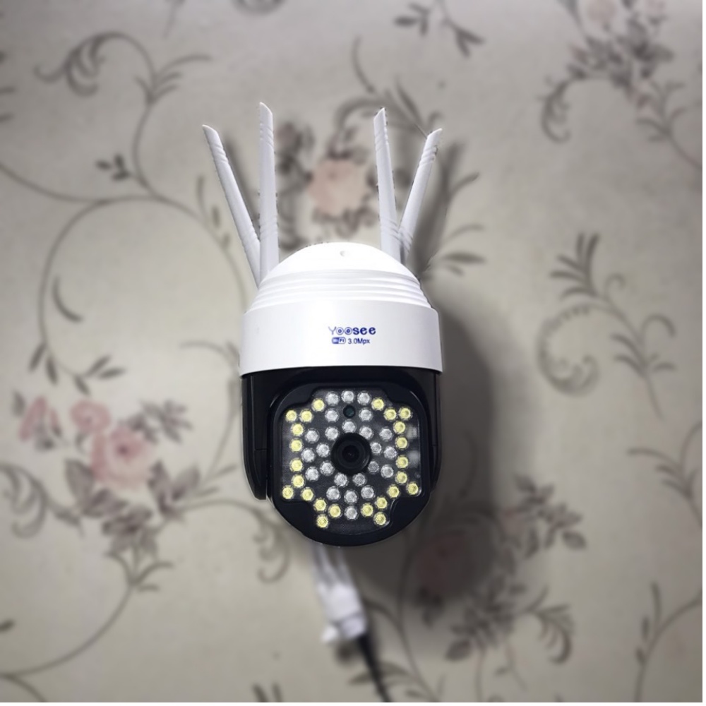 Camera Wifi ngoài trời PTZ X4000 - Chuẩn 2K - 3.0 MPX thiết kế 48 led xem đêm có màu - kết nối với điện thoại tiện lợi