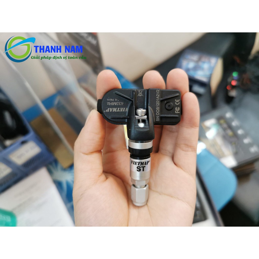 Cảm biến áp suất lốp Vietmap V1i van trong Cung cấp thông tin lốp xe chuẩn xác. Cam kết chính hãng