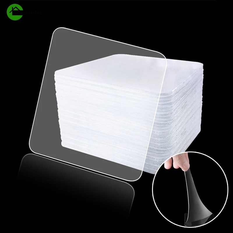 Móc treo dán tường hai mặt trong suốt chống thấm nước