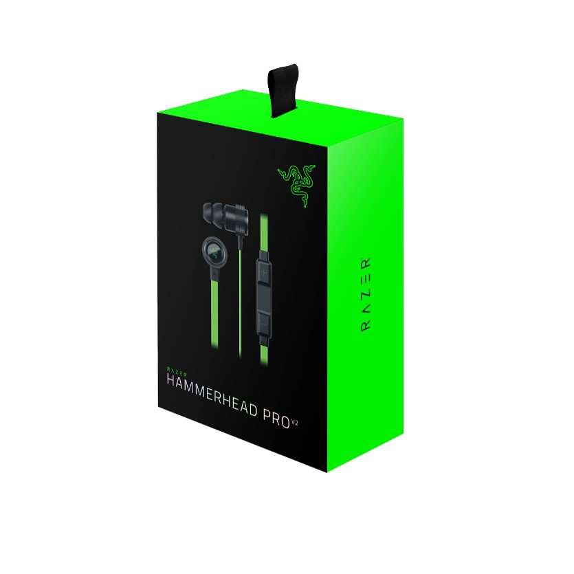 Tai nghe Gaming Razer Hammerhead Pro V2–In-Ear Headset - Hàng Chính Hãng - Bảo hành 24 tháng